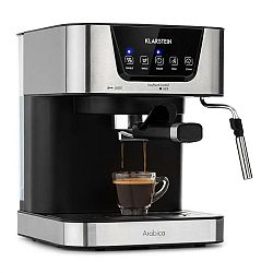Klarstein Arabica, espresso kávovar, 1050W, 15 barů, 1,5l, dotykové ovládání, ušlechtilá ocel
