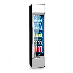 Klarstein Berghain, chladnička na nápoje, 160 l, RGB vnitřní osvětlení, 230 W, 2-8°C, ušlechtilá ocel