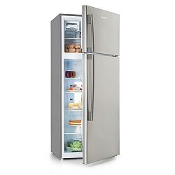 Klarstein Jumbo Cool, kombinovaná chladnička s mrazničkou, 510 l, 7 úrovní chlazení, stříbrná