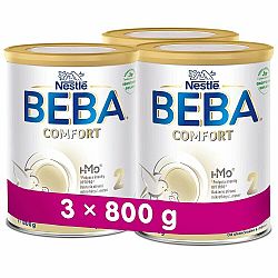 3x BEBA COMFORT HM-O 2 Mléko pokračovací, 800 g