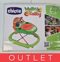 CHICCO Chodítko Walky Talky Green Wave 6m+, do 12 kg